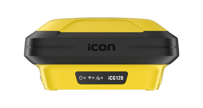 Antenne intelligente GPS GNSS Leica iCON gps 120 pour applications de guidage d’engins Leica. 